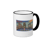Houston, Texas - Large Letter Scenes 3 Coffee Mugs