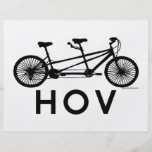 HOV Tandem Bicycle Full Color Flyer
