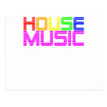 Hove Music Colourful Postcard