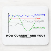 How Current Are You? (Various Currents Physics) Mousemat
