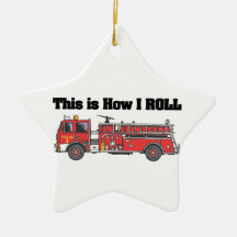 How I Roll (Fire Engine/Truck) Christmas Ornaments