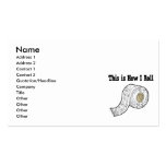 How I Roll Gauze Medical Tape Business Card Templates