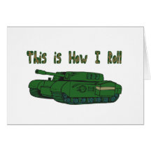 How I Roll (Military Tank) Cards