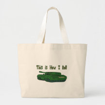 How I Roll (Military Tank) Tote Bag
