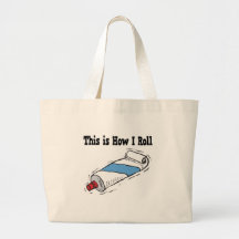 How I Roll Toothpaste Tube Canvas Bags