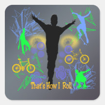 How I Roll (Tween Boys) Sticker