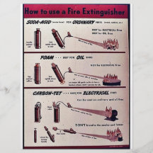 How To Use A Fire Extinguisher Custom Flyer