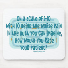 How would Nurses rate their Patient Mousemat