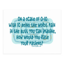 How would Nurses rate their Patient postcards