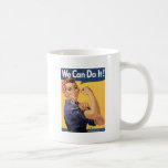 Howard Miller We Can Do It Rosie the Riveter Coffee Mugs