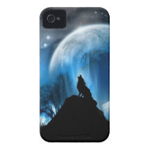Howling Wolf iPhone 4 Cover