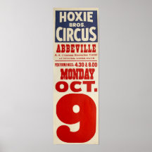 Hoxie Bros. Circus Print