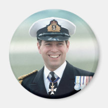 HRH Prince Andrew Refrigerator Magnet