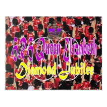 HRH Queen Elizabeth Diamond Jubilee postcard