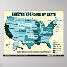 HSUS Shelter Spending by State Print