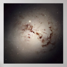 Hubble Spies Cosmic Dust Bunnies Posters