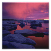 Hudson Bay Sunset Canada Art Photo