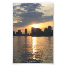Hudson River at Sunset Photo
