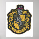 Hufflepuff Crest Poster