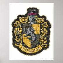 Hufflepuff Crest Poster