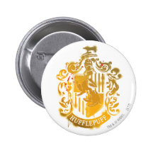 Hufflepuff Crest - Splattered Buttons