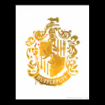 Hufflepuff Crest - Splattered posters