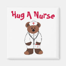 Hug A Nurse Fridge Magnets