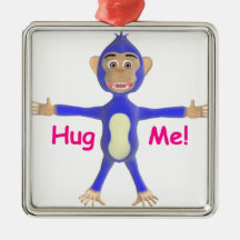 Hug Me Chimp Ornament