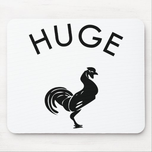 Huge Cock Rooster Mousepads