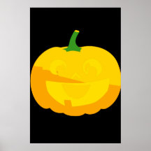 Huge Smile Jack-O-'Lantern Print