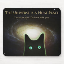 Huge Universe ~ Glad I'm Here With You Mousepad