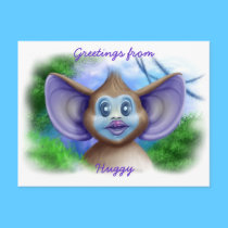 Huggy postcards
