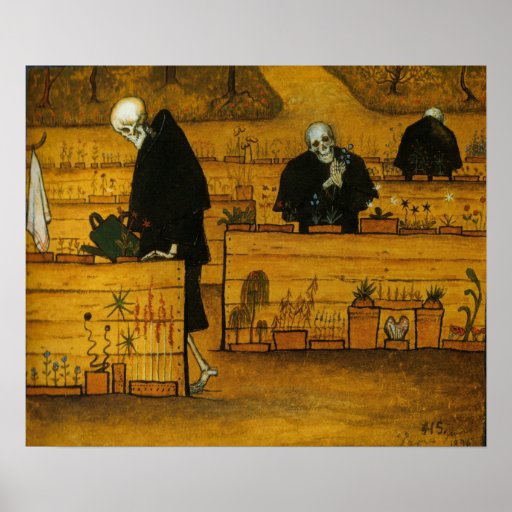 Hugo Simberg's Garden of Death Poster