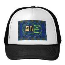 Hugs from Grandma and Grandpa ~ Shades of  Green Hat