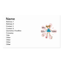 Hula Hoop New Big Sister Business Card Templates