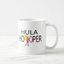 Hula Hooper Girl Coffee Mugs