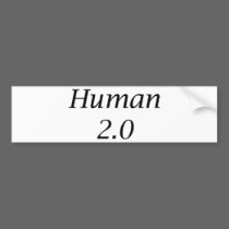 Human2.0 bumper stickers