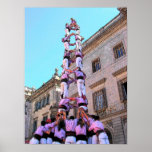 Human Castles cartoon Poster