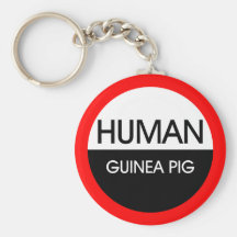 Human Guinea Pig Key Chains