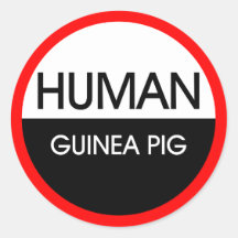 Human Guinea Pig Stickers