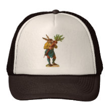 Human Rabbit With GIANT CARROT ! Trucker Hat