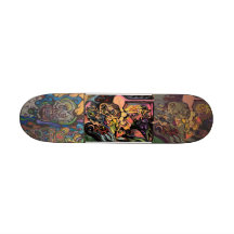 human race skate board deck