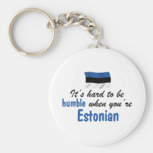 Humble Estonian Key Chain
