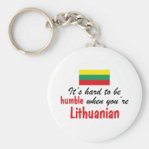 Humble Lithuanian Key Chain