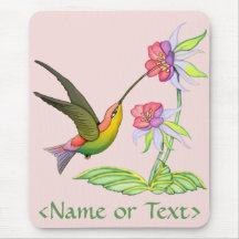 Hummingbird Garden Mouse Pads