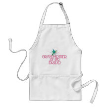 Hummingbird Grandmother of the Bride Aprons