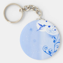 Hummingbird Hearts 2 Key Chain