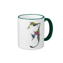 Hummingbird Monogram J Mug