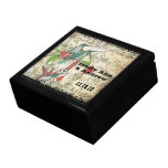 Hummingbird Vintage Love Birds Swirl Gift Box