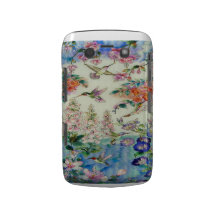 Hummingbirds and Flowers Blackberry Case-Mate Case
